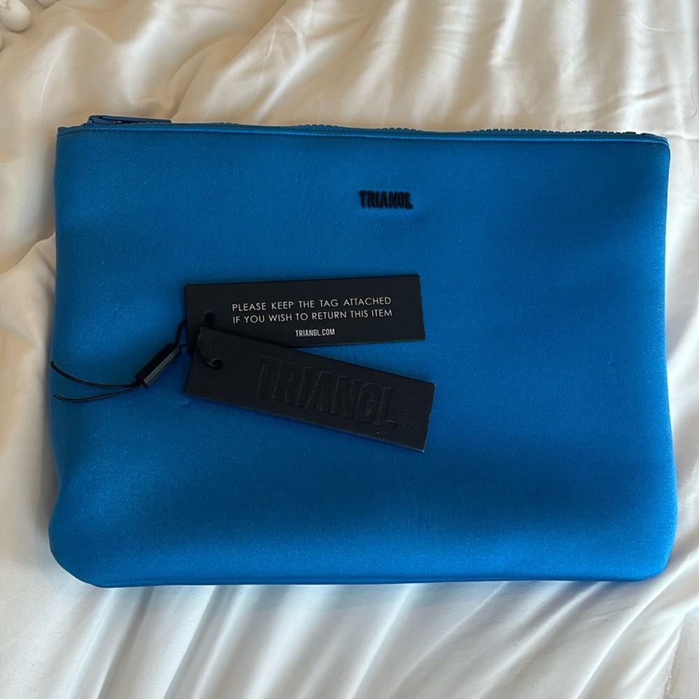 BRAND NEW TRIANGL Blue bag with tags